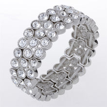 Stretch bangle bracelet crystal fashion jewelry gifts cuff for women her wi