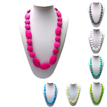 Chew Baby Toddler Nursing Toy Jewelry Food Grade Silicone Teething Necklace