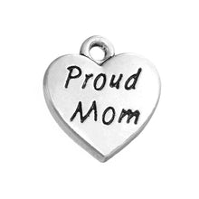 Skyrim Proud Mom & Blessed & Amazing Woman Heart Charm Fashion Diy Jewelry