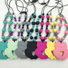 Teething necklace for mom and baby, made of safe chew food grade silicone o