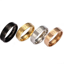 New Titanium Steel lettering MOM Design Rings Fashion Mother's Day Gift Fin