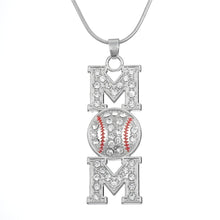 Skyrim chokers 2017 baseball or softball mom pave crystal necklace jewelry-