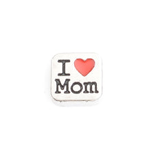 I love MOM, Floating charms,Fit floating charm lockets, FC0391-in Pendants
