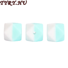 TYRY.HU New 17mm BPA Free Loose Silicone Hexagon Beads Food Grade Teethers