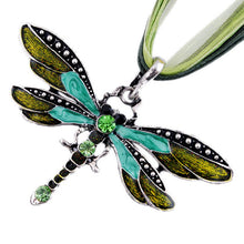 YYW Hot Sale Women Mom Colorful Enamel Dragonfly Pendant Choker Necklace Ri