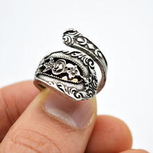 12pcs Vintage Spoon Ring Jewelry For Women Anniversary Wedding Rings Birthd