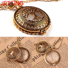 JETTING 1Pc Tree of Life Magnifying Glass Antiqued Bronze Pendant Necklace
