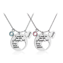 I Used To Be His/Her Angel Now He's/She's Mine Dad/Mom Birth Stone Memorial