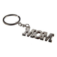 MOM Pendant Keychain Rhodium Plated Key Ring For family Women Mother Day Gi