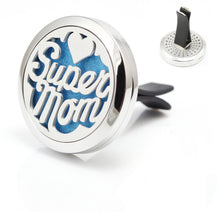 30mm 316 Stainless Steel super mom Design Car Aroma Diffuser Locket Essenti
