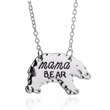 Bespmosp 24PCS/Lot Wholesale 2017 Hot Design Mama Bear Silver Plated Pendan
