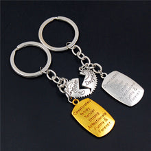 1PC Mom Daughter Key Chain Heart Puzzle Key Ring Diy Mother's Day Gift For