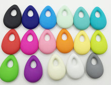 HOT mother's tear Silicone Teething Necklace Pendants for mom to wear and b