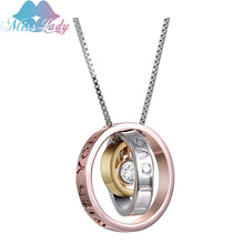 Miss Lady  I Love You Always be with you Mom Engraved Script Trinity  Penda