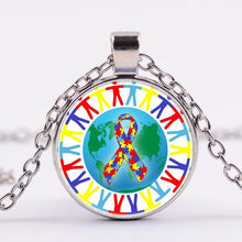 Newest statement necklace pendant Autism My Child is Autistic Superhero Aut