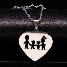 2017 Love Family Stainless Steel Necklaces Women Accessories Fashion Mom an