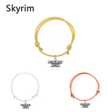 Skyrim 10pcs/lot Sporty Korea Wax Cord Adjustable Bracelets For Women With