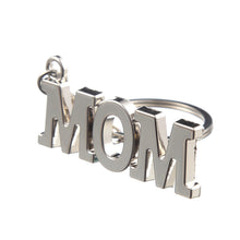 High Grade Antique Silver Plated MOM Pendant  Keychain Key Ring For Women M