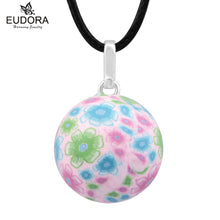 Eudora Angel Caller Colorful Flower  Round  Sound bell Baby Chime Ball Pend