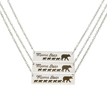 Stainless steel necklaces Fashion Best friend Mama bear pendant animal neck