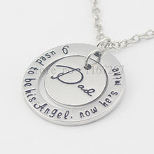 2017 new Father's day Mother Day's Jewelry"I used to be his/her Angel"neckl