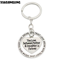 XIAOJINGLING High Quality KeyChain "The love between mother &daugther is fo