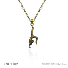 Custom  Cheer Gymnastics Megaphone Cheerleader Mom Pendant Necklaces Silver