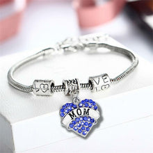 3 Colors Fashion DIY Handmade Jewelry Mom Letter Full Rhinestones Heart Pen