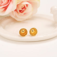 2pairs Ethiopian/Nigeria/Kenya /Ghana Yellow Gold fashion clip earrings