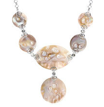 Mother of pearl shell necklace choker fashion jewelry birthday gifts for wo