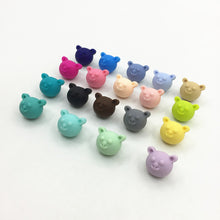 50pcs/lot Food Grade Silicone Teeth Bear Beads DIY Necklaces Baby Bracelets