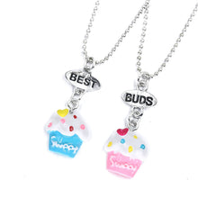 2017 Mom And Kids BFF Jewelry 2Pcs/ Set Best Friends Charms Sweet Ice Cream