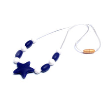 BPA free food grade silicone teething necklace Teethers Star Silicone Mom N