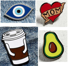 2017 new Exclusive hot style mom heart drops of glaze brooch coffee cup fat
