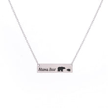 New Mama Bear Necklace Bar Necklace Mom Necklace For Mom Gift Mother's Day