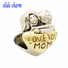 slide charm Free shipping Mother's Day Gift New Arrival mom love son love a