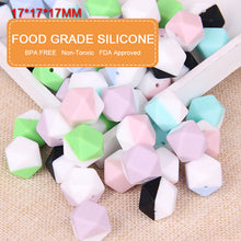 TYRY.HU Silicone Beads for Necklaces 50pc FDA Approved Baby Teethers Loose