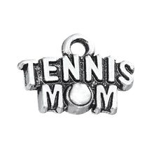 My shape 30Pcs tennis mom sporty word charms-in Charms from Jewelry & Acces