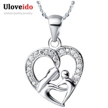Uloveido 10% Off Mothers Day Gifts for Mom 925 Sterling Silver Necklace Fas