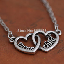 Heart necklace Arms of Love Pendant with Chain Necklaces Charms Mother's da