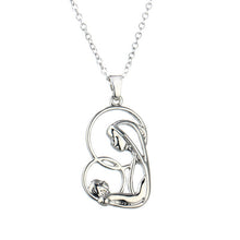 Mother Holding The Baby Love Pendant Necklace Mother's Day Gift For Best Fr