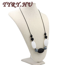 TYRY.HU FDA Approved Silicone Chew Teething Necklace for Mom Dad Teethers B