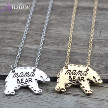 Anslow  Trendy Wolf Animal Shape Mama Bear Wolf Jewelry Collar Chokers Neck