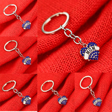 Mom Nurse Teacher My Girl Best Friend Key Chains Heart Crystal Keychian Rin
