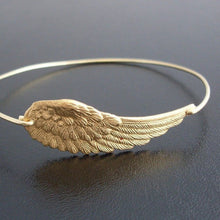 Gold/silver Color Angel Wing Bracelet Gift for Friend,mom Retro Beautiful W