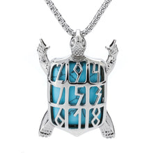 Yacq Stainless steel 316L necklace pendant W/ chain turtle charm jewelry gi