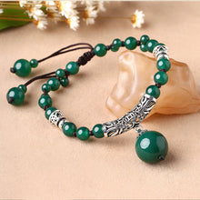 Pure Handmade Original Design Ethnic Green Bracelet Vintage Jewelry Chinese