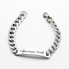 Hot Selling White Gold Plating Bangles Custom Names &  Words Gift for Mom a