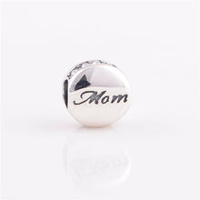 Pandulaso Letters Of Mom Charms Authentic 925 Sterling Silver Jewelry For W