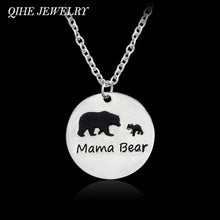 QIHE JEWELRY 4 Style 1 4 Bears Pendant Mama Bear Necklace Mom Necklace Chil